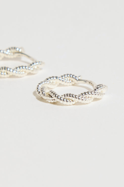 Atelier 19 Twisted Huggie Earrings