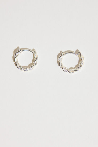 Atelier 19 Twisted Huggie Earrings