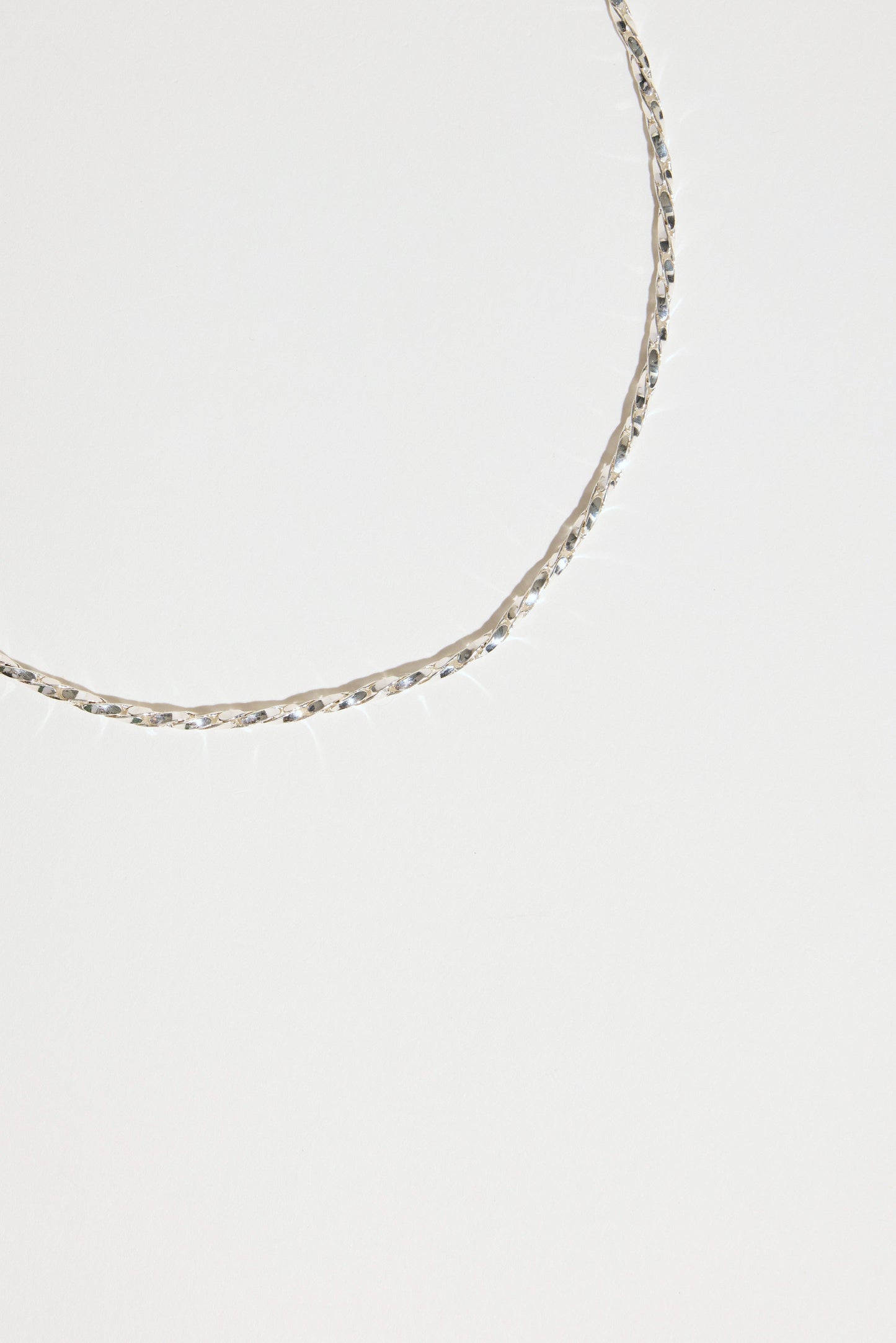 Atelier 19 Twisted Box Chain Necklace