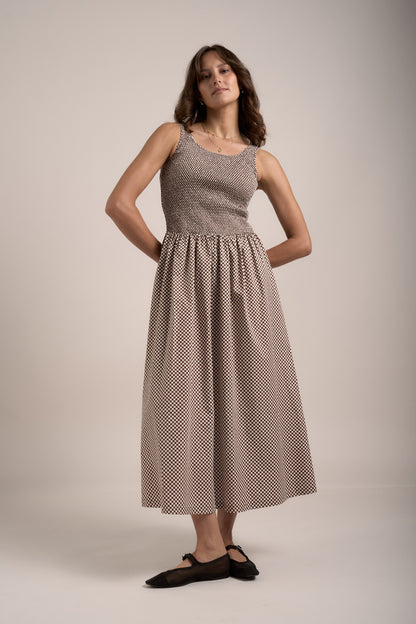 Coco Shirred Dress