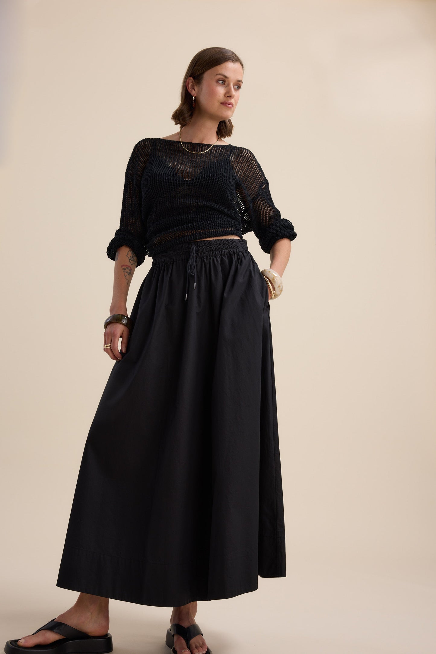 The Everyday Poplin Skirt
