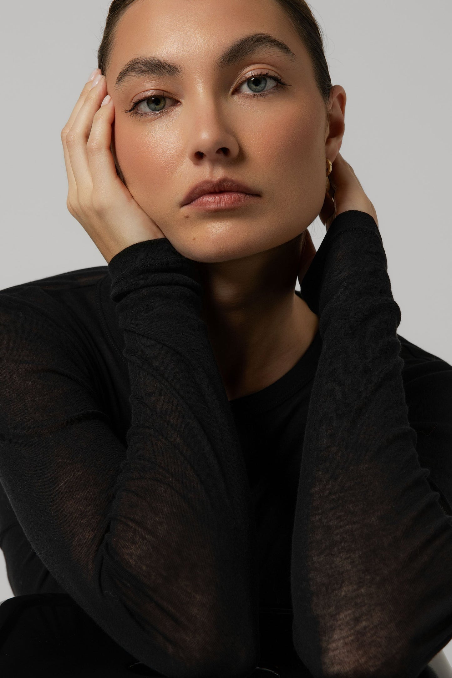 The Sheer Layering Crew Top