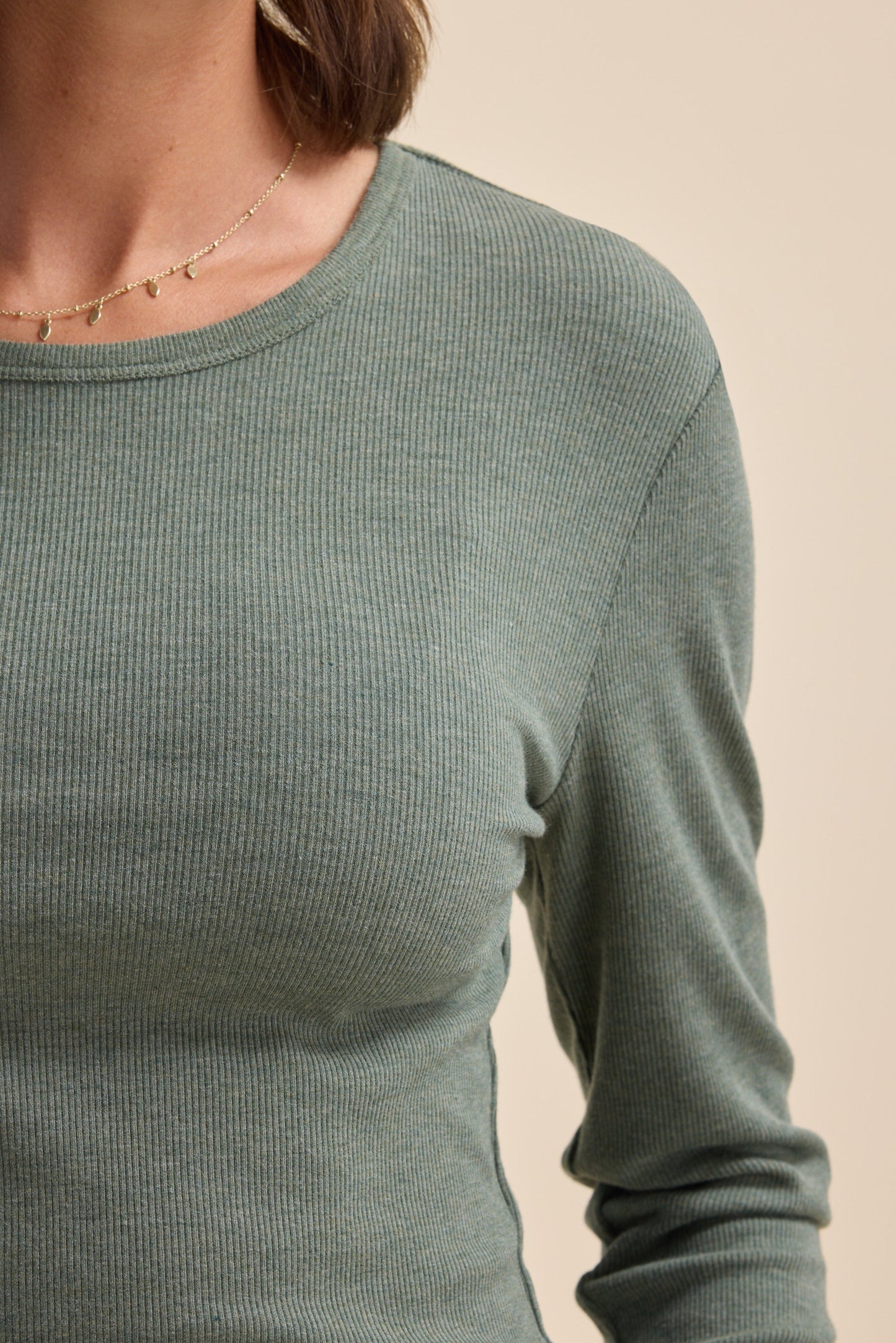 Elementary Basics Long Sleeve Rib Tee