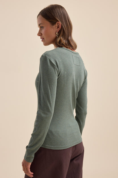 Elementary Basics Long Sleeve Rib Tee