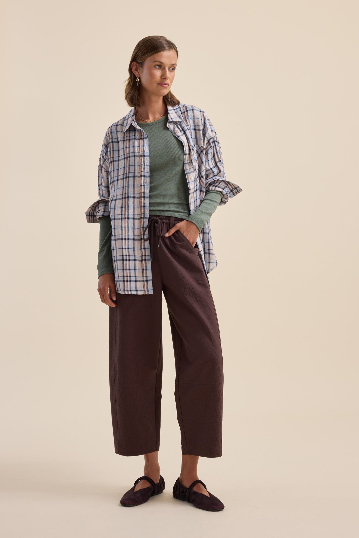 Elementary Basics Long Sleeve Rib Tee