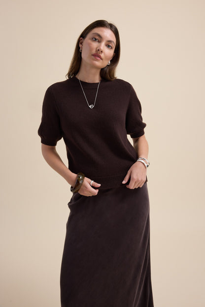 Elementary Cashmere Blend Tee Shirt