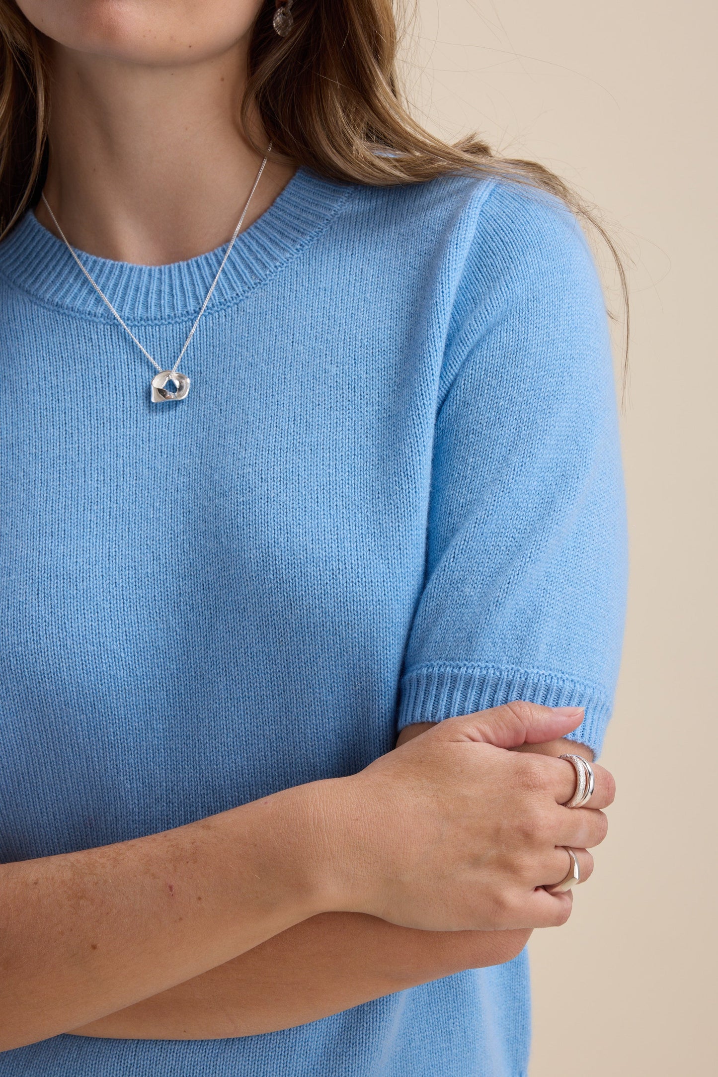 Elementary Cashmere Blend Tee Shirt