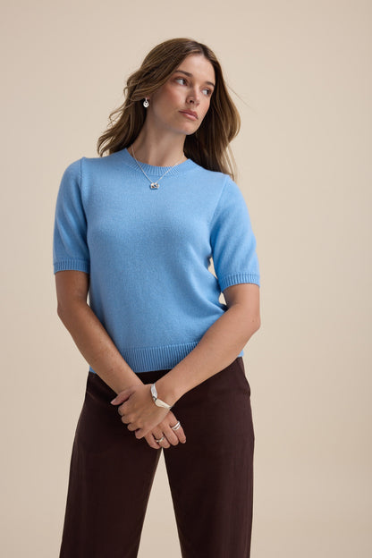 Elementary Cashmere Blend Tee Shirt