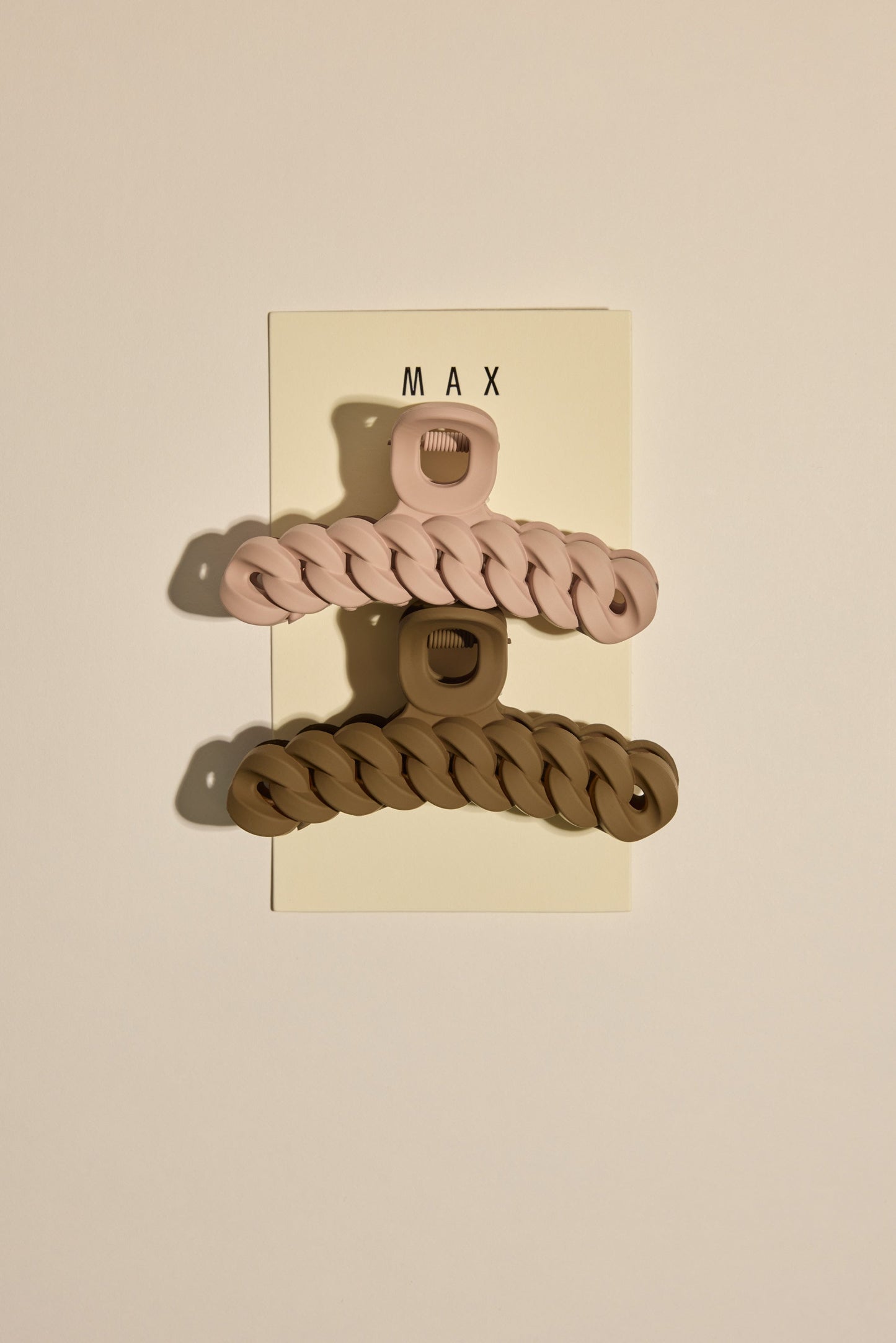2 Pk Chain Hair Claw