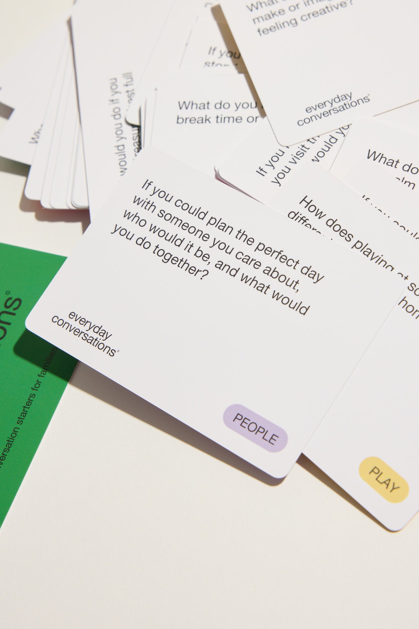 Everyday Conversations for Families & Kids Card Game