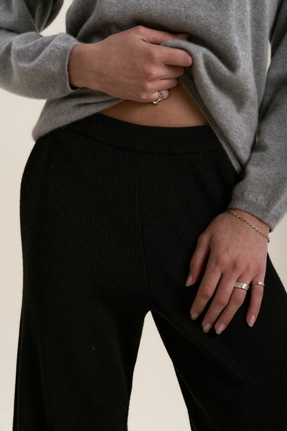 Elementary Merino Blend Wide Leg Jogger
