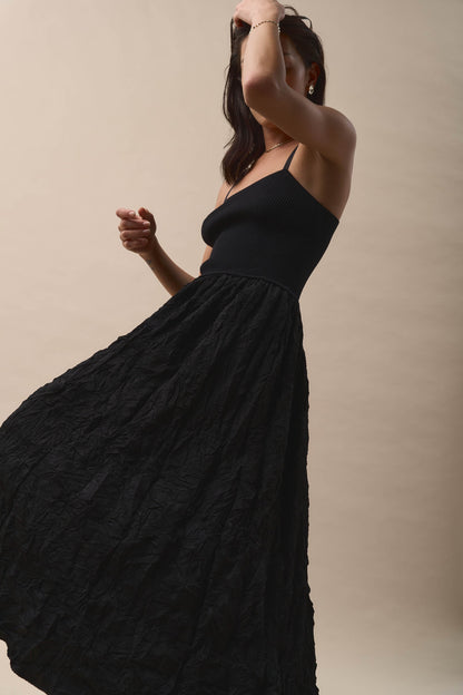 Time To Dance Textured Dress
