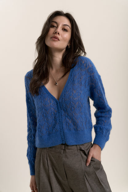 Lola Lace Knit Cardigan