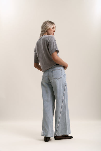 Jacksonville Frayed Detail Jeans