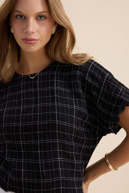 The Bubble Hem Top