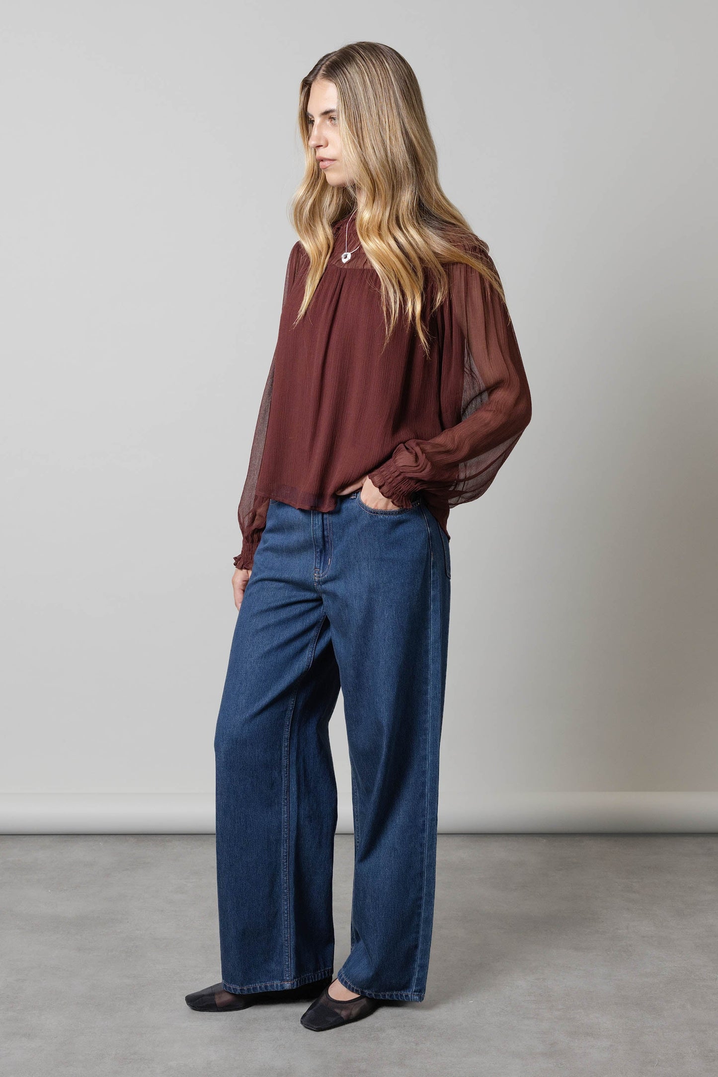 Gemma Gather Detail Top