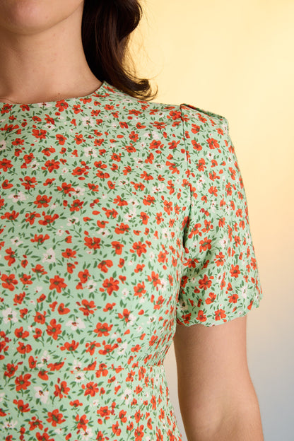 Poppy Short Sleeved Dress