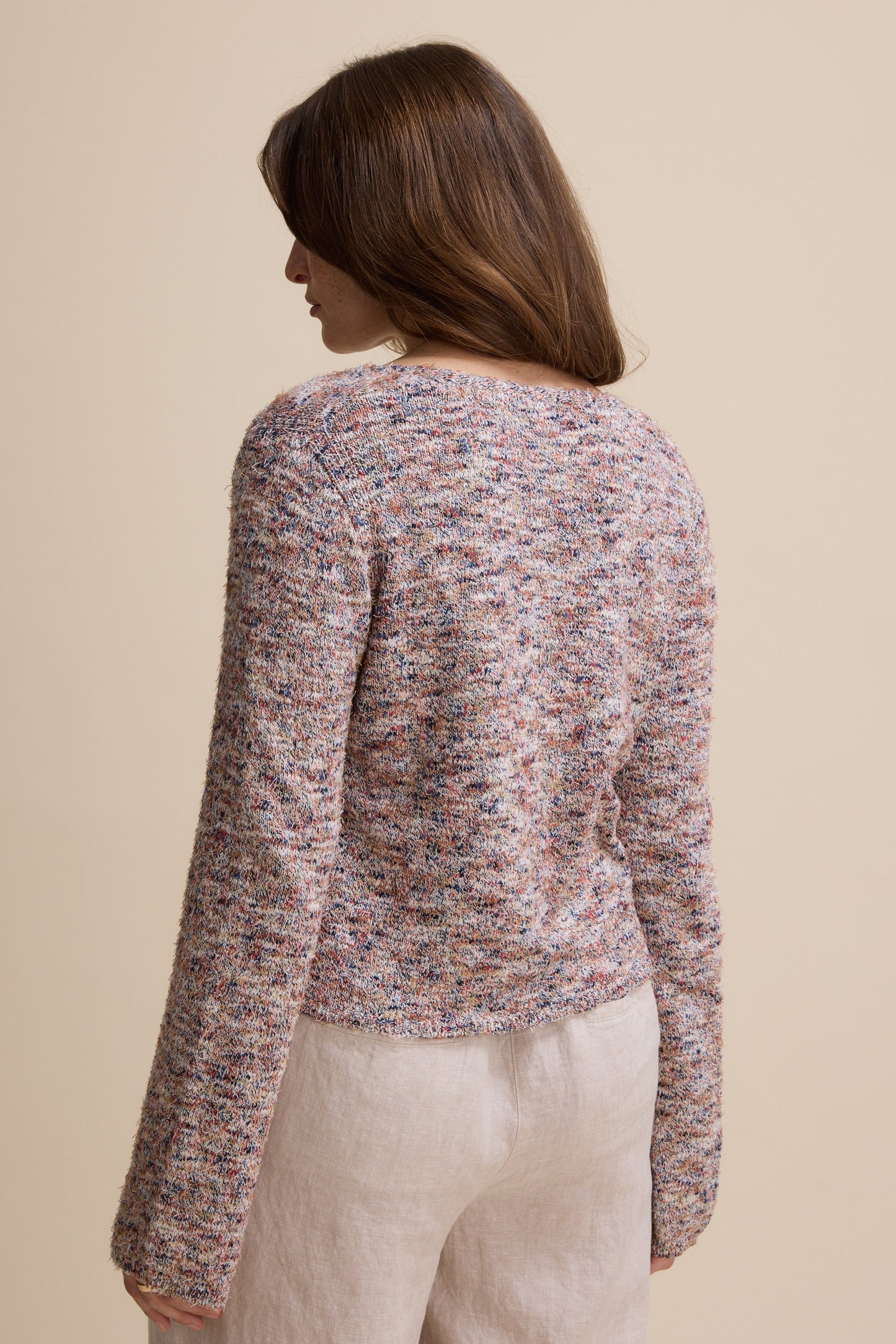 Elementary Flared Sleeve Cardigan