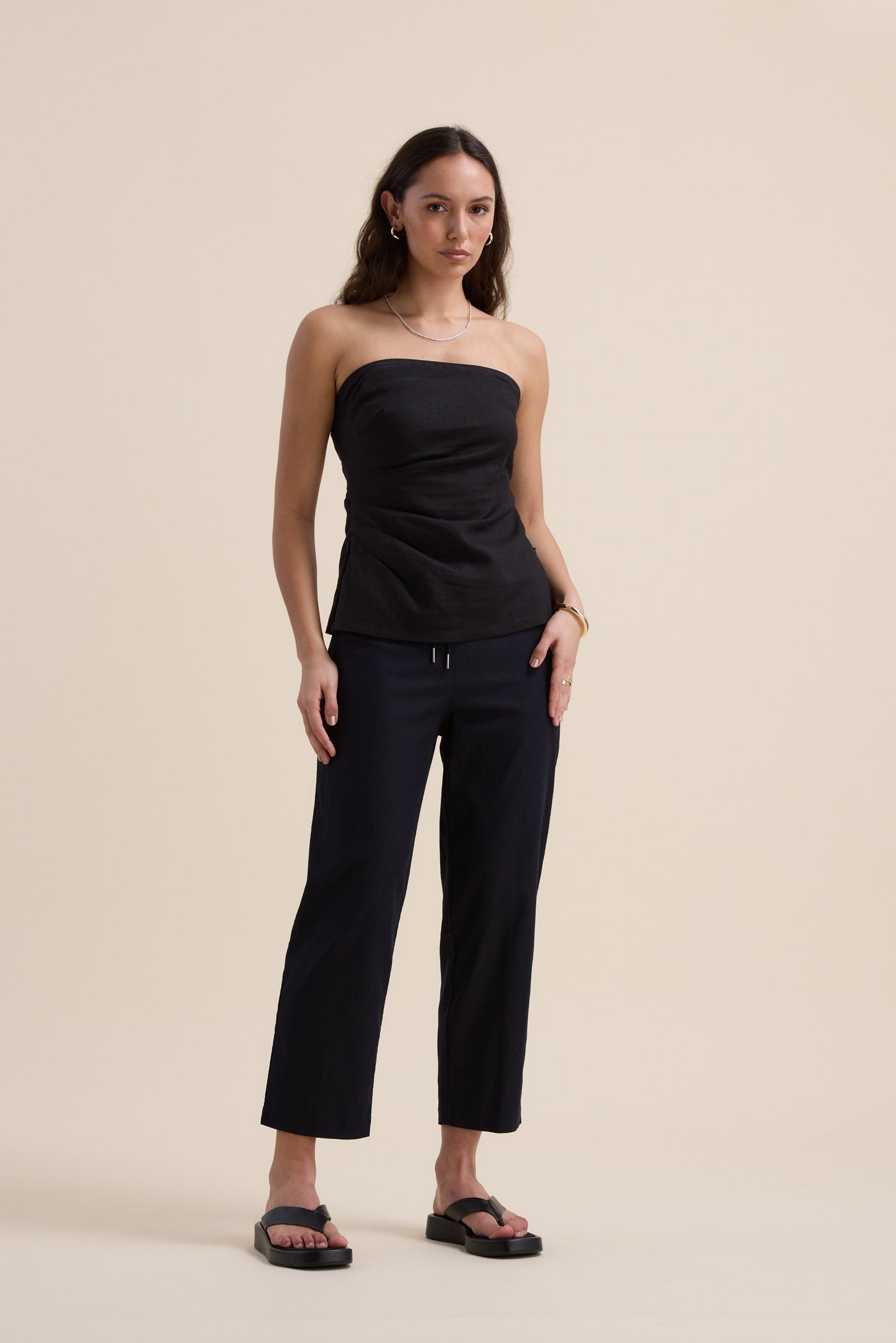 Elementary Relaxed Linen Pants
