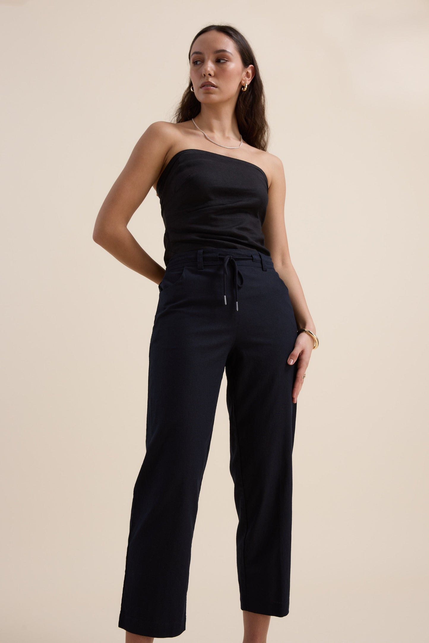 Elementary Relaxed Linen Pants