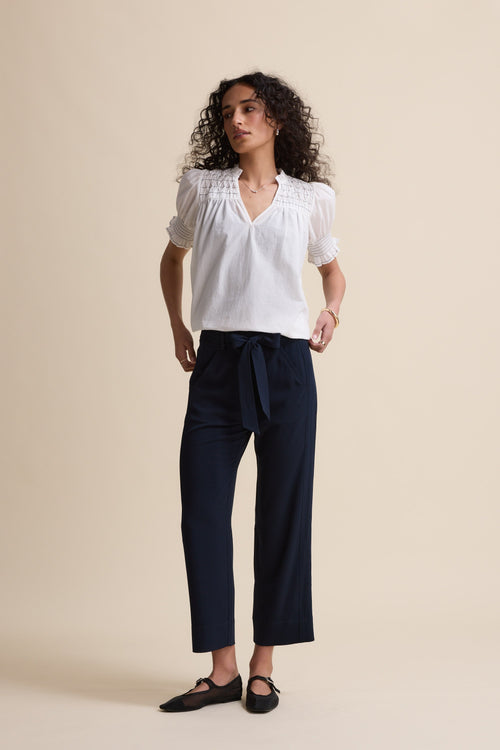 The Easy Care Belted Pants