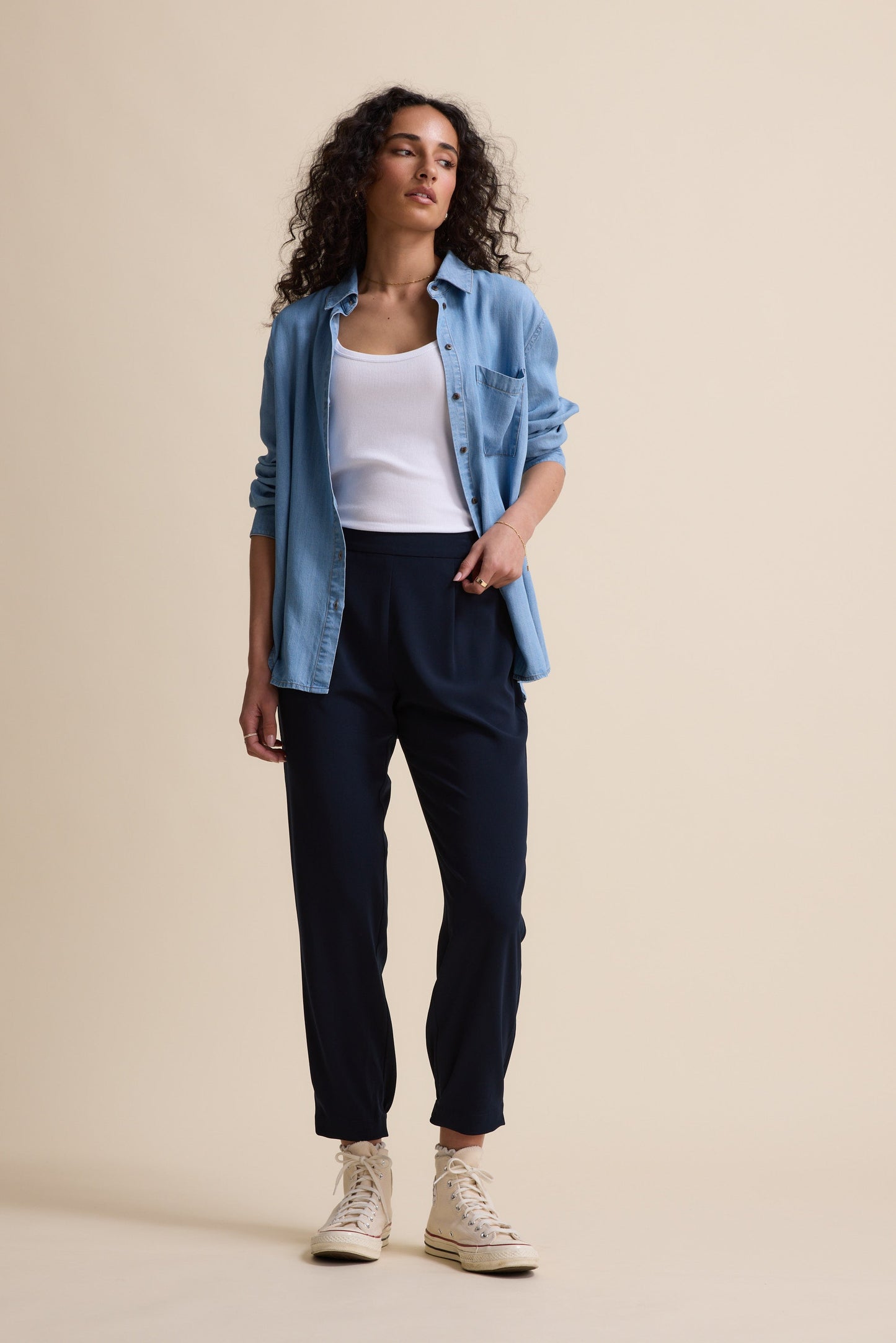 The Easy Care Ankle Grazer Pants