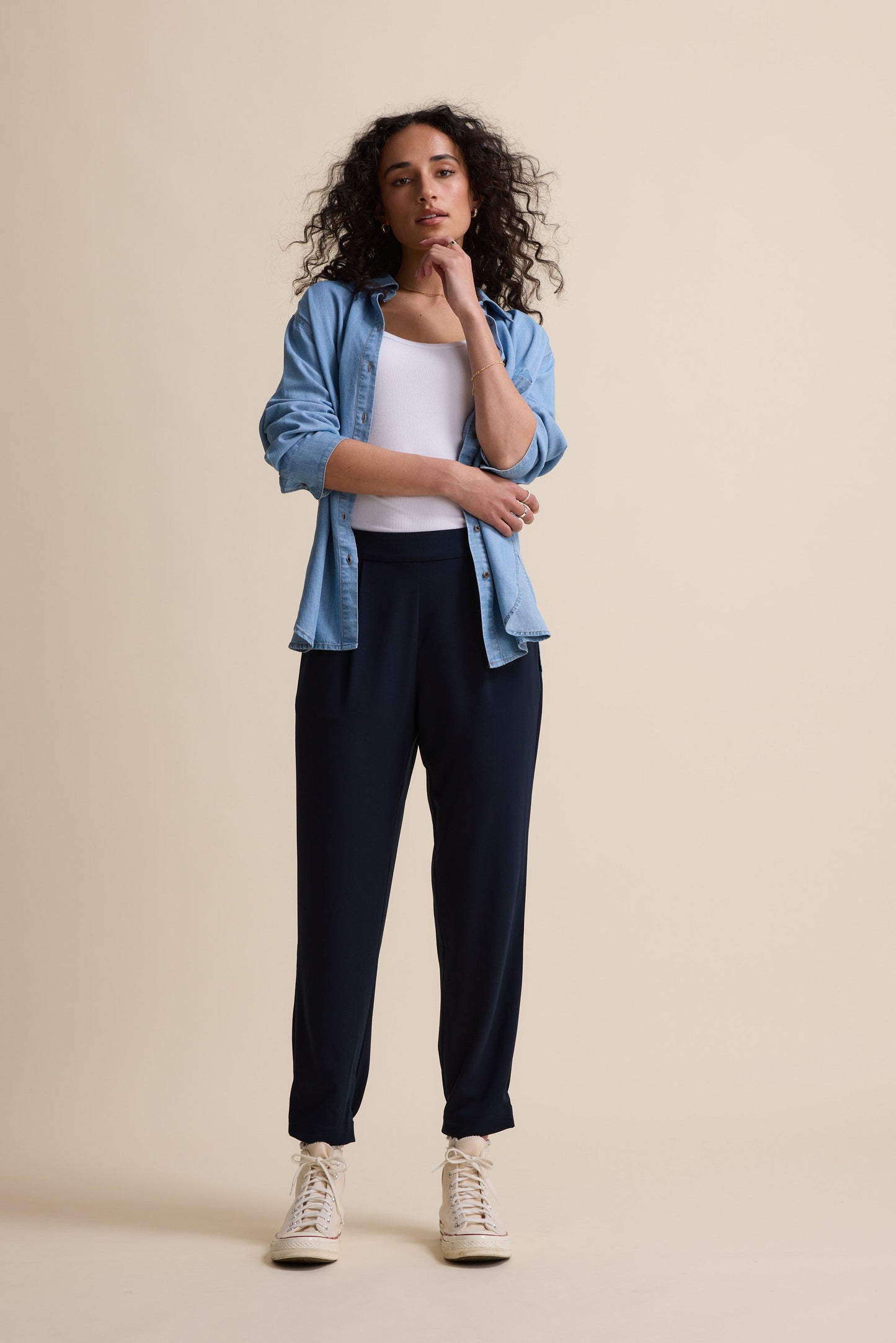 The Easy Care Ankle Grazer Pants