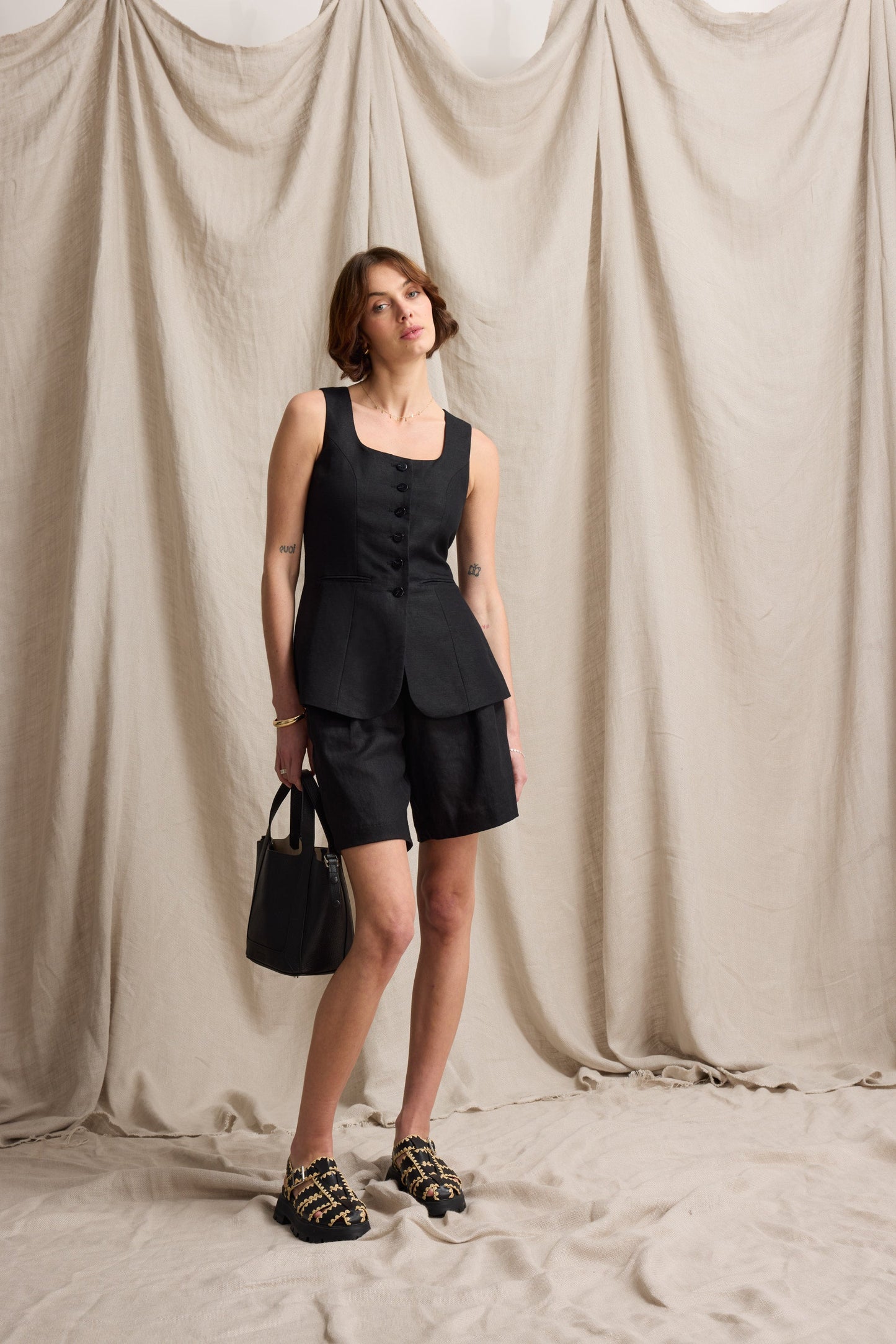 The Linen Studio Vest