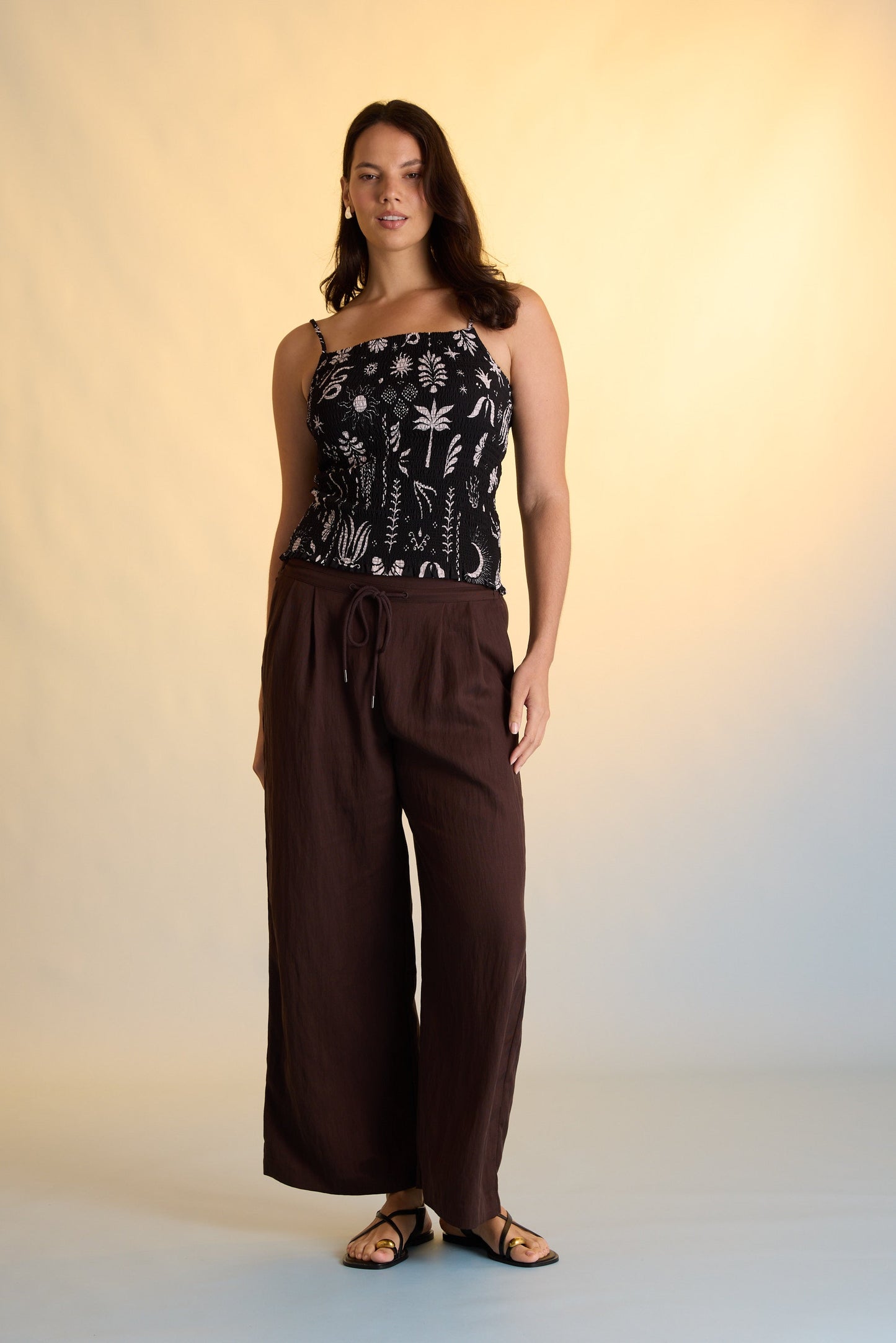 Emma Shirred Cami