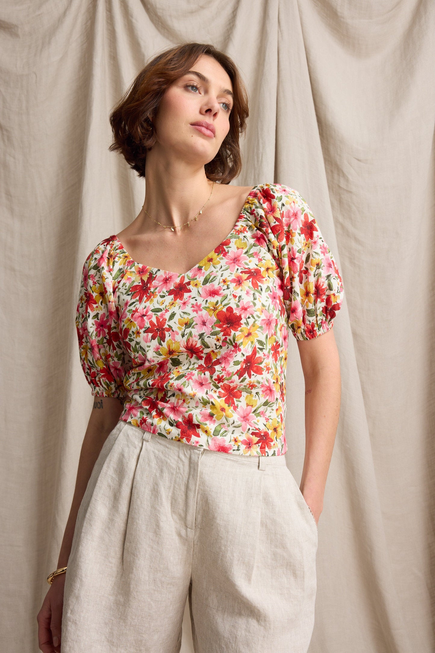 Audrey Puff Sleeve Top