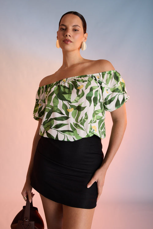 Elementary Convertible Sleeve Blouse