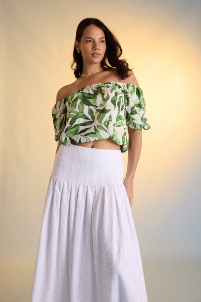 Elementary Convertible Sleeve Blouse