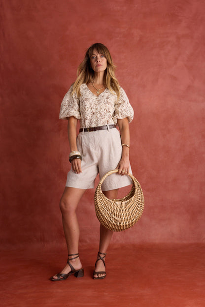 Elementary Broderie Blouse