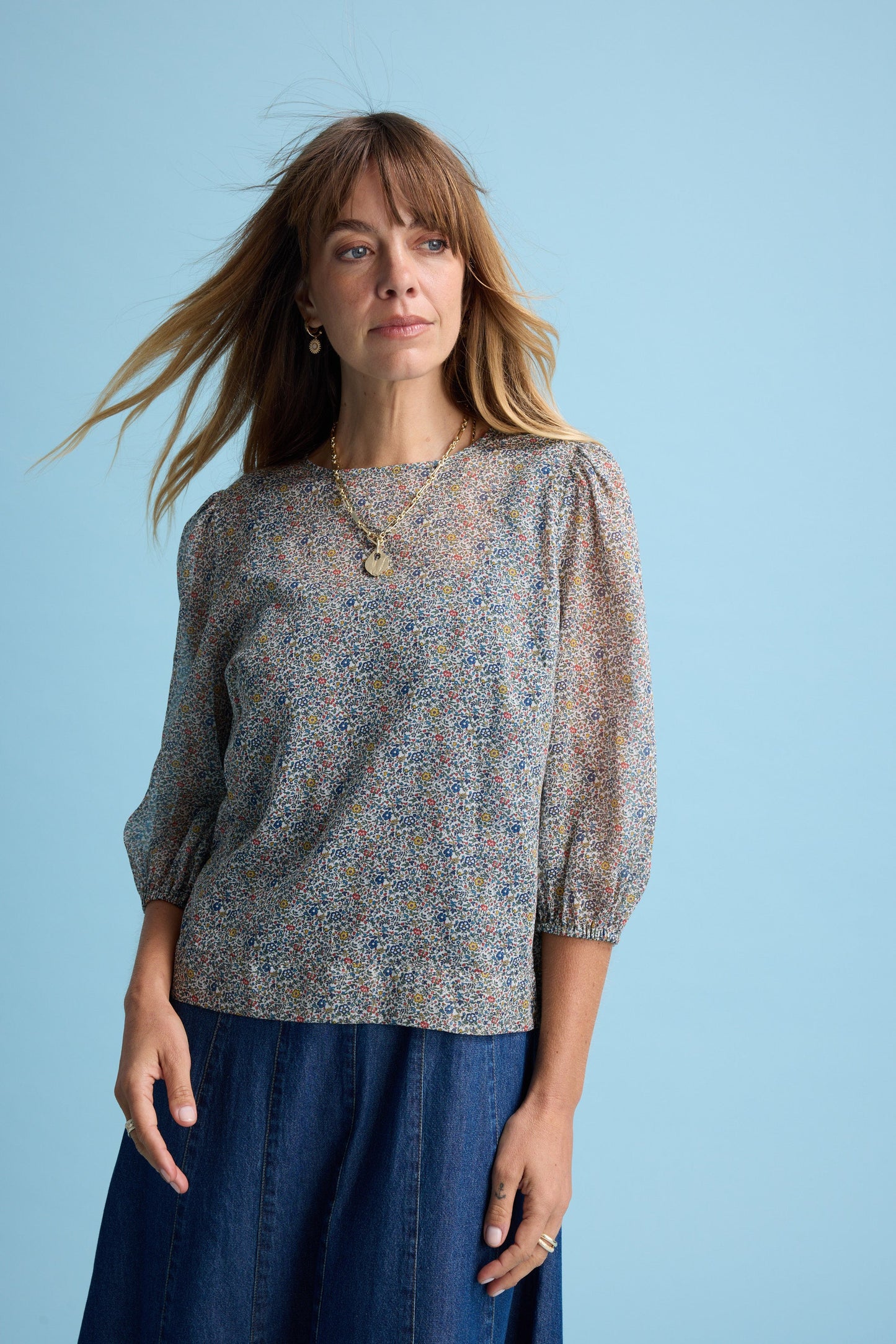 Eloise Puff Sleeve Blouse