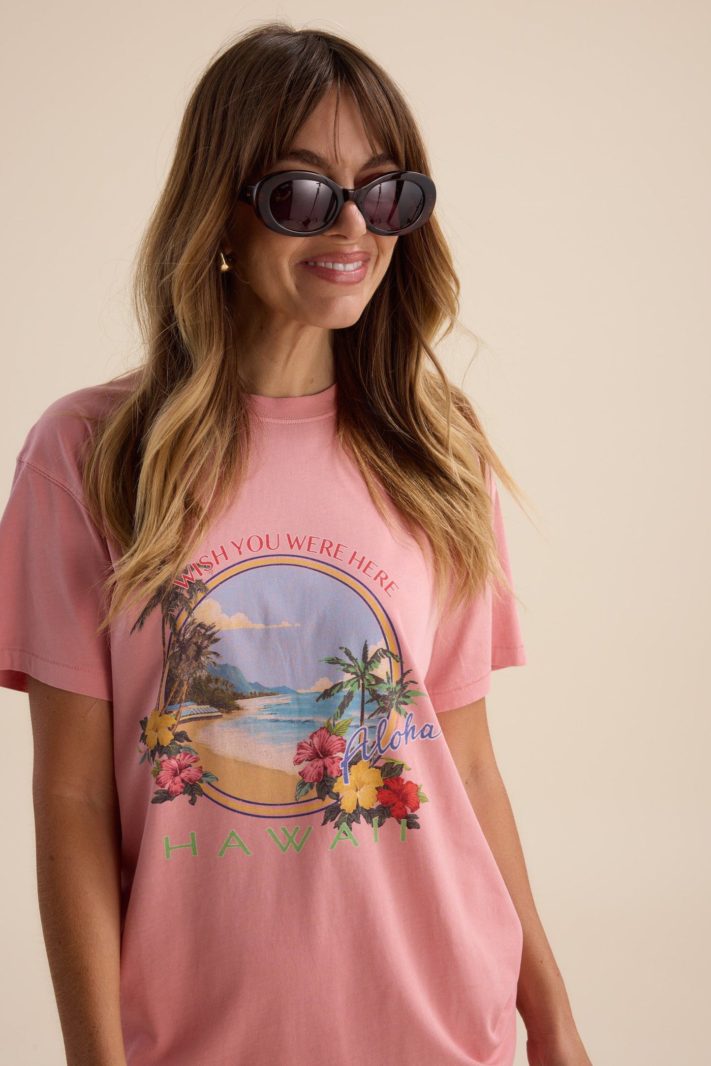 Elementary Postcard Print Tee