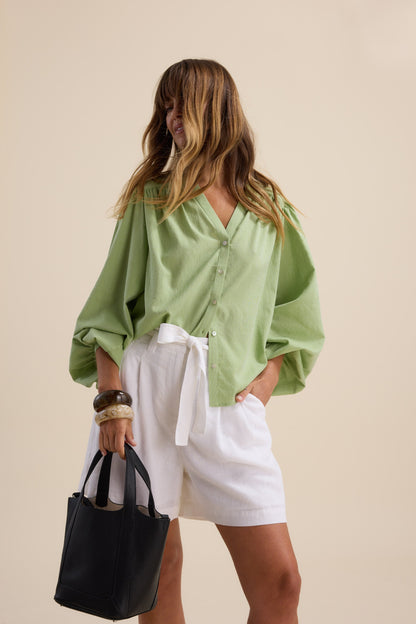 Isla Button Front Blouse