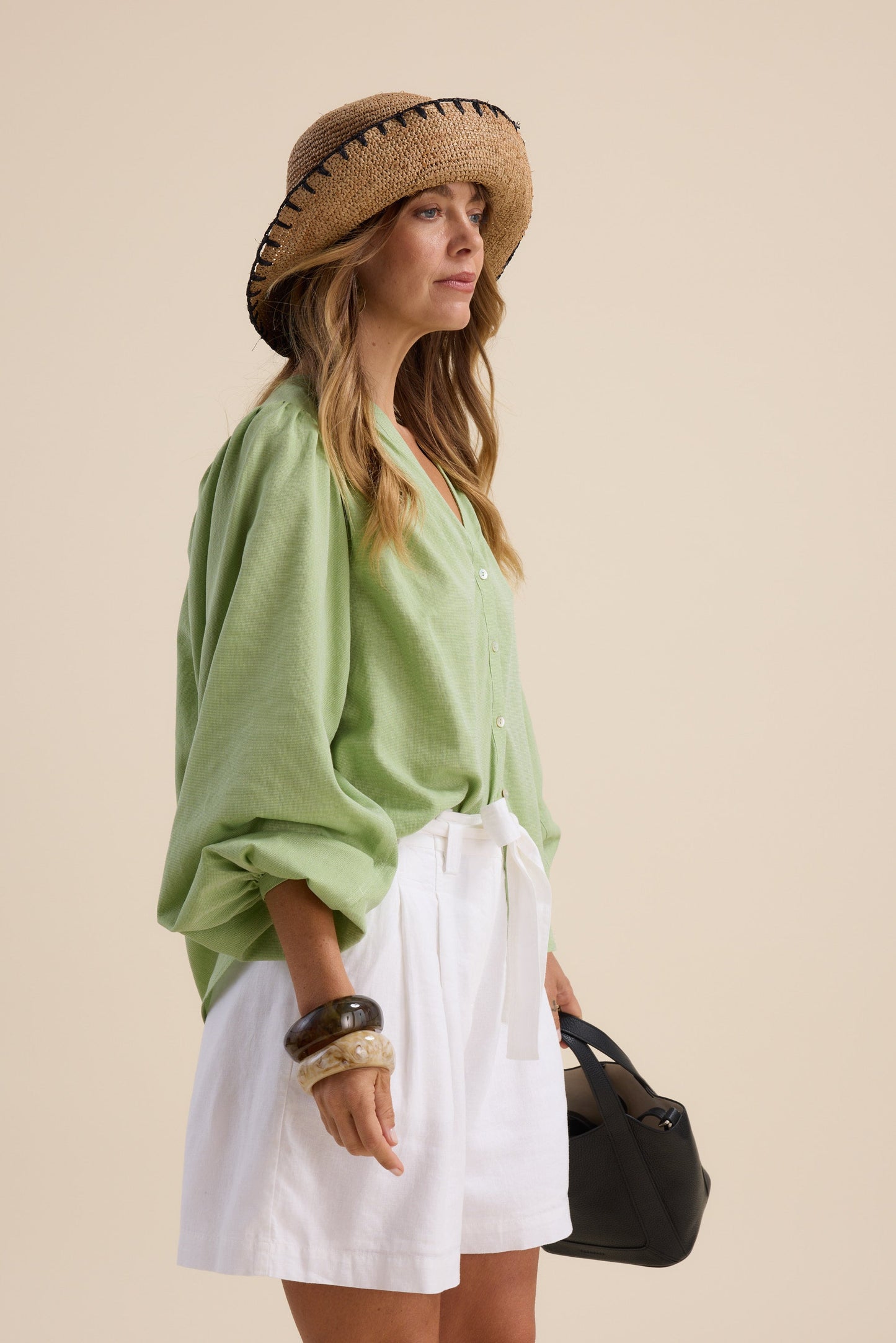 Isla Button Front Blouse