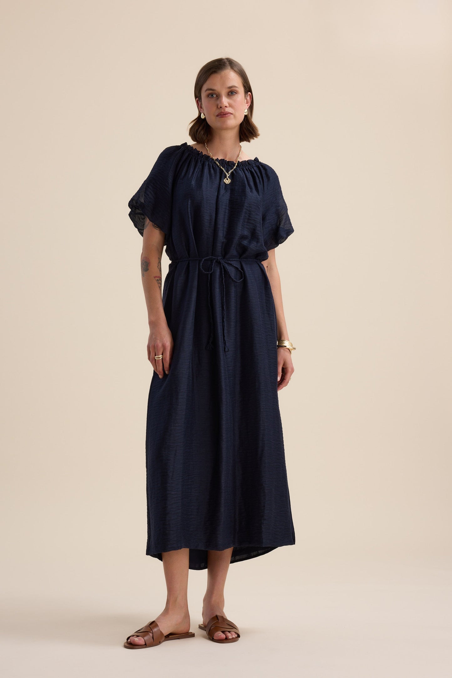 Elementary Tie Waist Dress