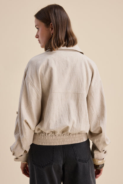 Hudson Gathered Hem Jacket