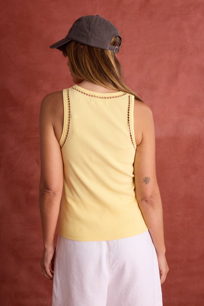 Kaia Embroidery Detail Tank