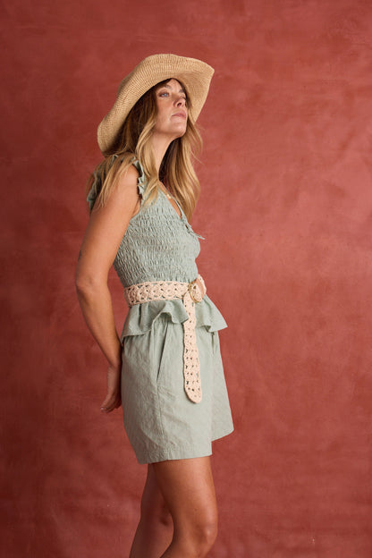 Juno Shirred Detail Top