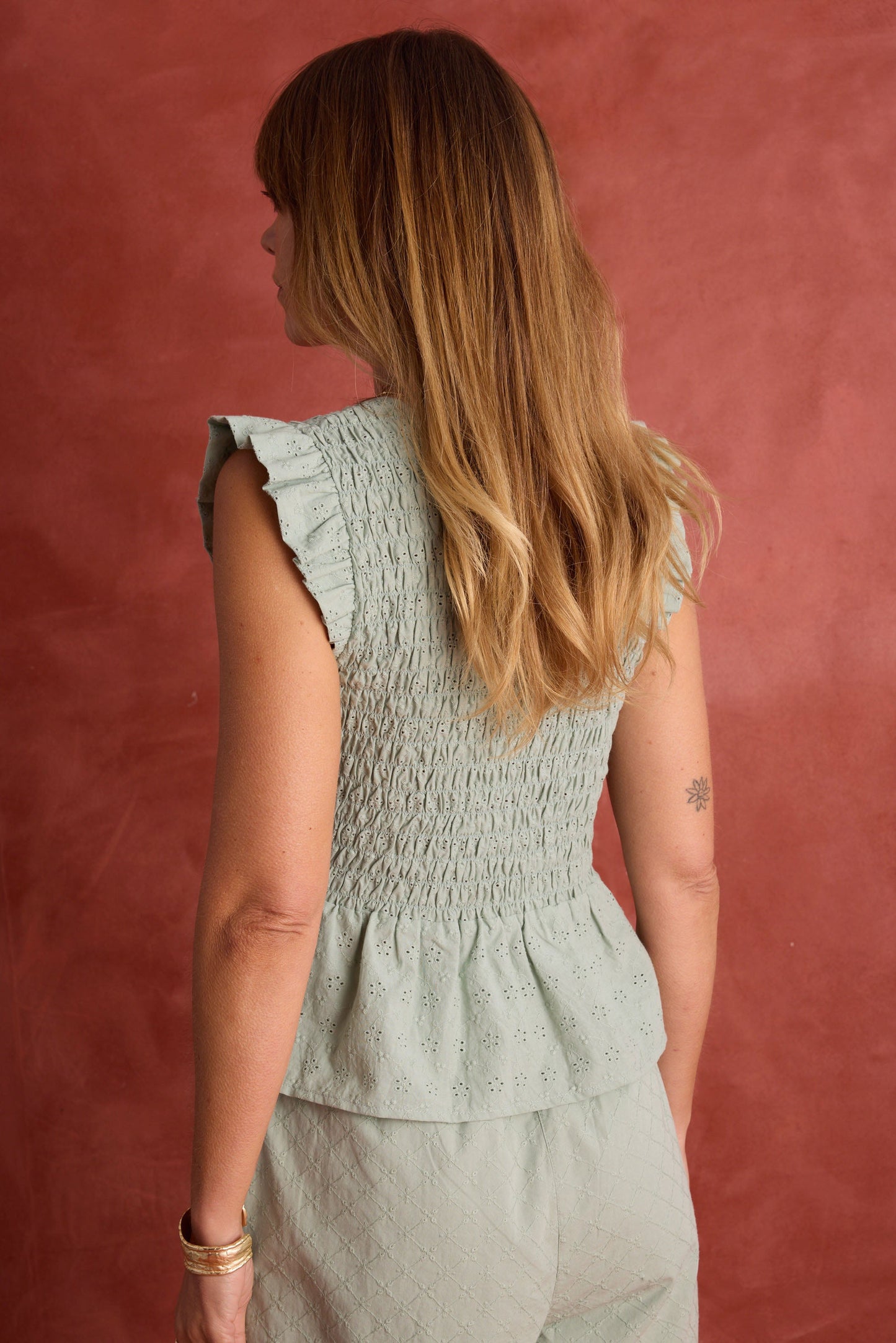 Juno Shirred Detail Top