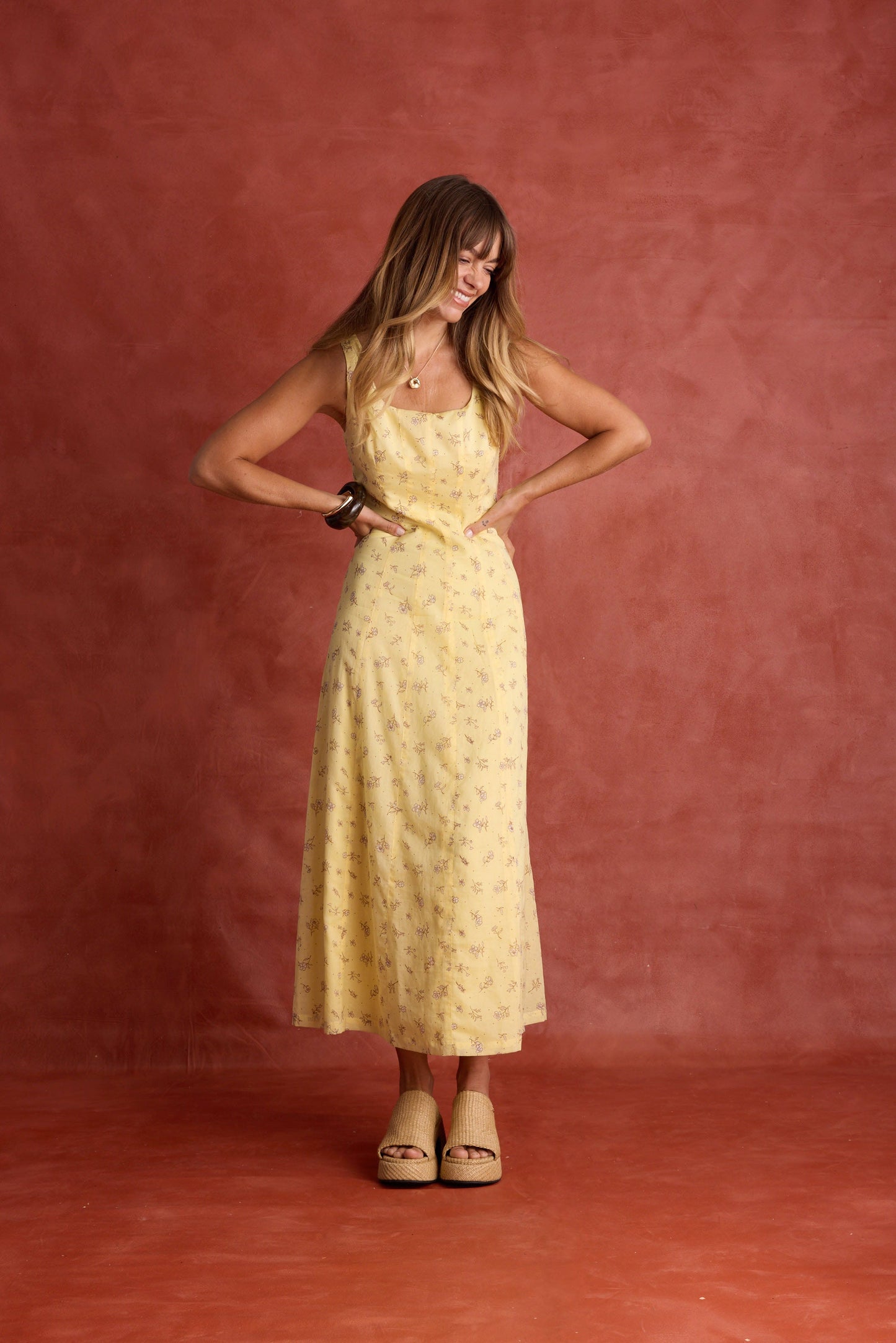 Cece Panelled Midi Dress