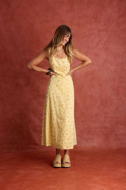 Cece Panelled Midi Dress