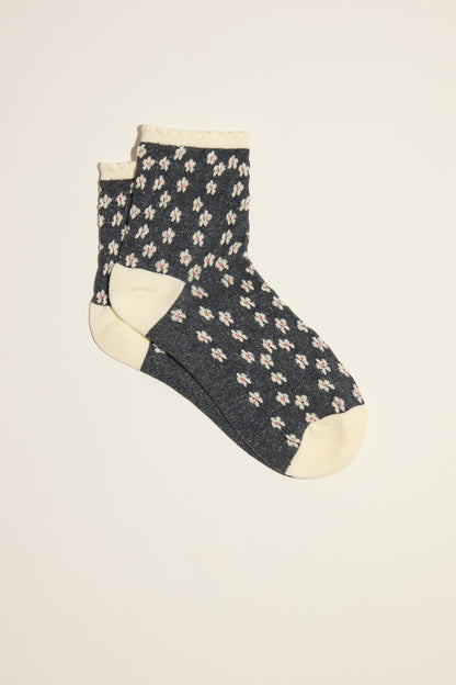 Charlie Textured Floral Socks