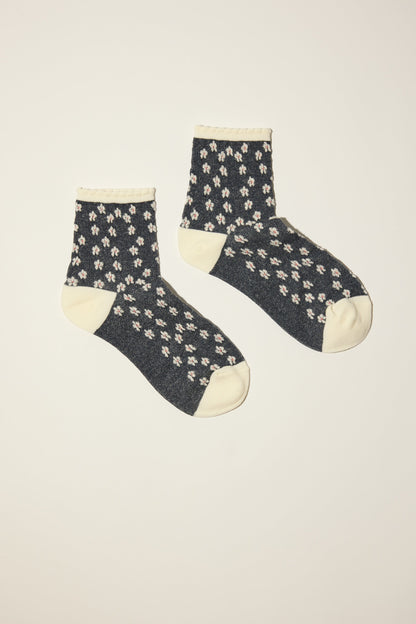 Charlie Textured Floral Socks