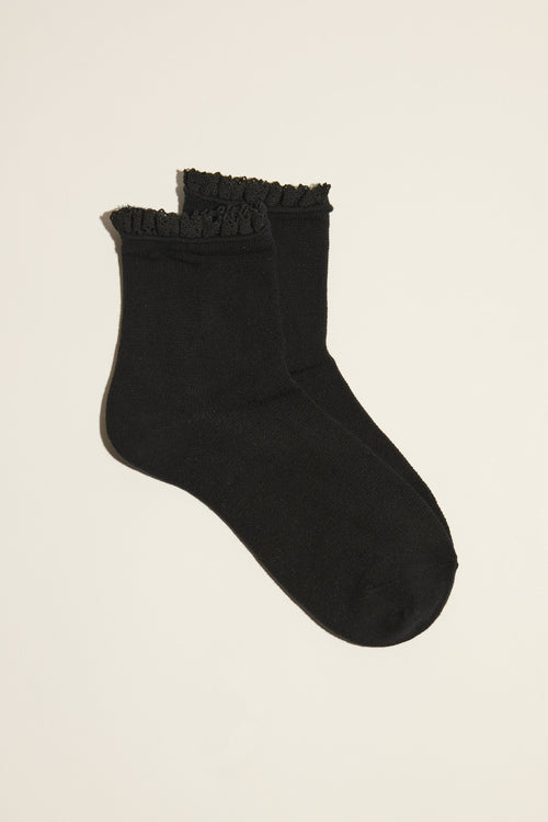 Jules Lace Trim Ankle Sock