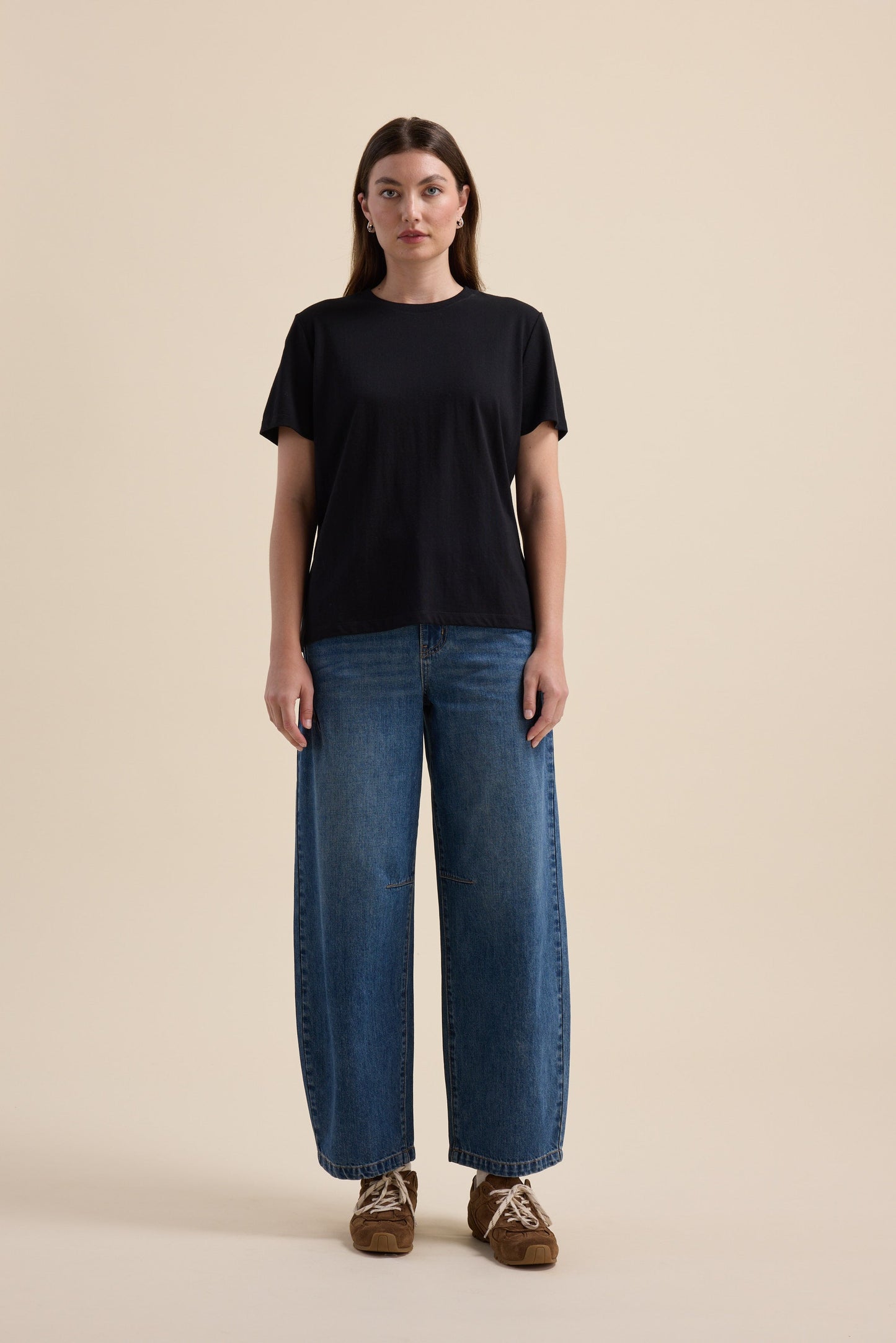 The Good Earth Cotton Crew Tee