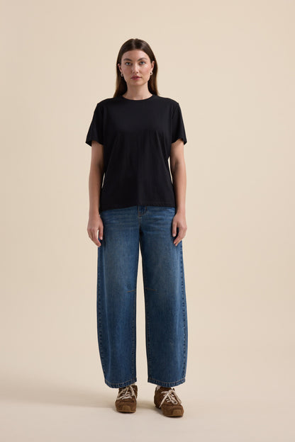 The Good Earth Cotton Crew Tee