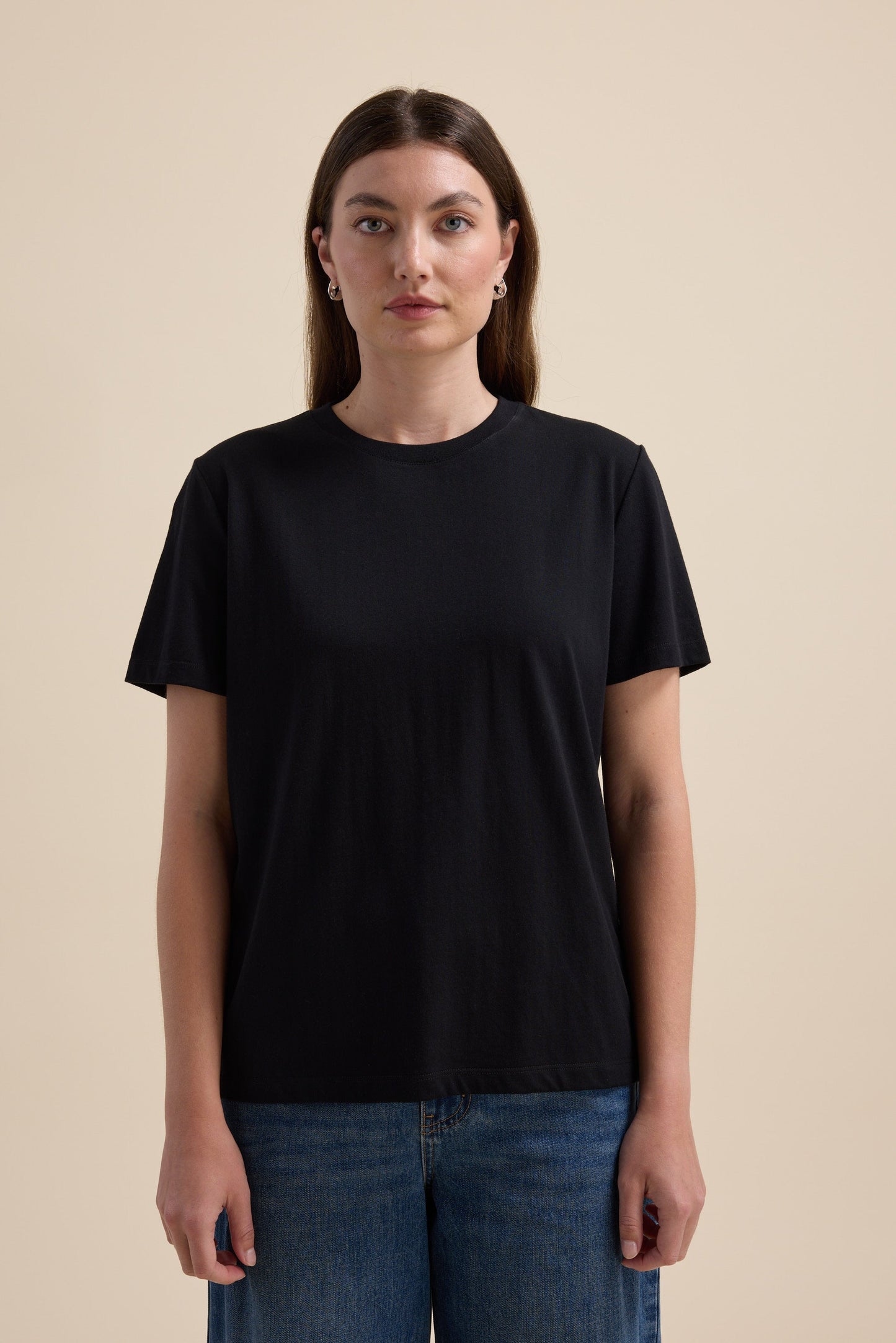 The Good Earth Cotton Crew Tee